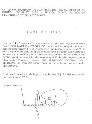 Proceso de Casacion