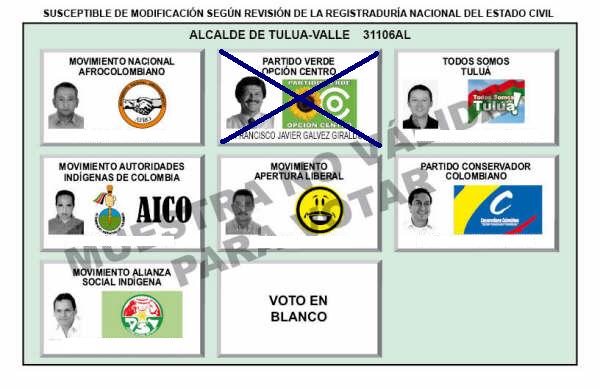 Como Votar por Pacho Galvez